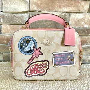 NEW✨Coach Disney Box Crossbody with Patches
